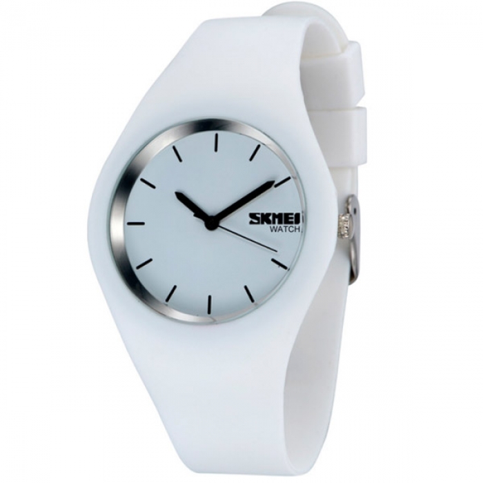 Дитячі годинники Skmei Rubber White 9068C